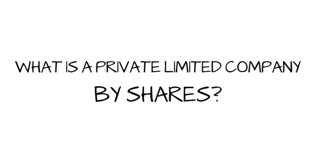 What is a private limited company by shares?